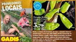 Gadis Pimiento Blanco Categoría Primera Calibre 8 cm+ oferta