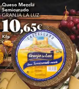Gadis GRANJA LA LUZ Queso Mezcla Semicurado oferta