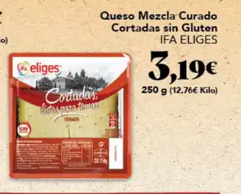 Gadis IFA ELIGES Queso Mezcla Curado Cortadas sin Gluten oferta