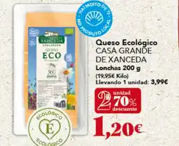 Gadis CASA GRANDE DE XANCEDA Queso Ecológico Lonchas oferta