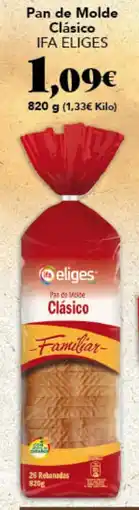 Gadis IFA ELIGES Pan de Molde Clásico oferta