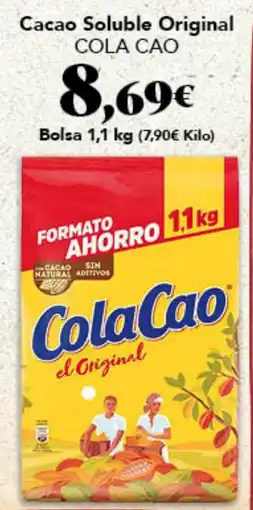 Gadis COLA CAO Cacao Soluble Original oferta