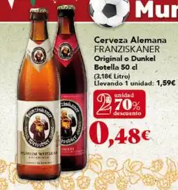 Gadis FRANZISKANER Cerveza Alemana Original o Dunkel oferta