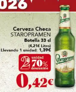 Gadis STAROPRAMEN Cerveza Checa oferta