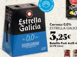 Gadis ESTRELLA GALICIA Cerveza 0,0% oferta