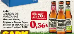 Gadis LADRÓN DE MANZANAS Cider Manzana Verde, Original o Frutos Rojos oferta