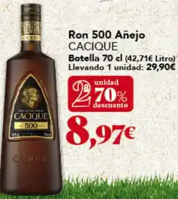 Gadis CACIQUE Ron 500 Añejo oferta