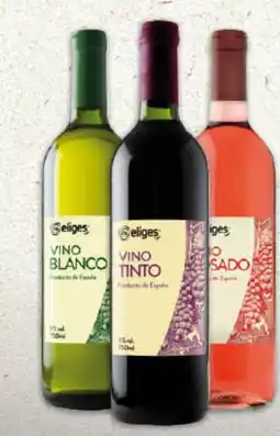 Gadis IFA ELIGES Vino de Mesa Joven 11 Tinto, Blanco o Rosado oferta