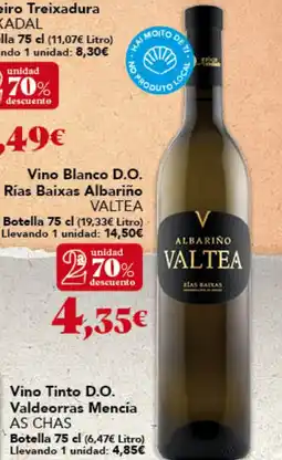 Gadis VALTEA Vino Blanco D.O. Rías Baixas Albariño oferta