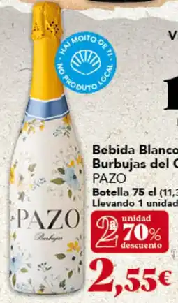 Gadis PAZO Bebida Blanco Burbujas del Camino oferta