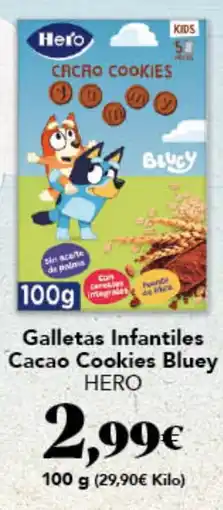 Gadis HERO Galletas Infantiles Cacao Cookies Bluey oferta