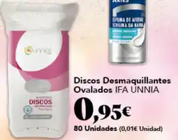 Gadis IFA UNNIA Discos Desmaquillantes Ovalados oferta