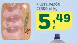 HiperDino Filete jamón cerdo oferta