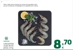 HiperDino LANGOSTINO crudo 30/40 piezas oferta