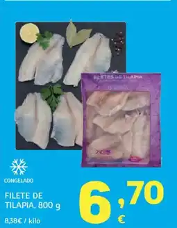 HiperDino Filete de tilapia oferta