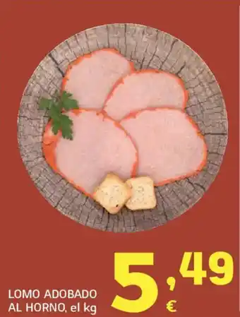 HiperDino Lomo adobado al horno oferta