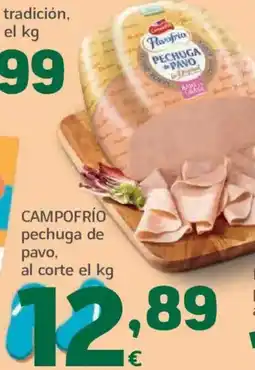 HiperDino CAMPOFRÍO pechuga de pavo oferta