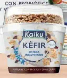 HiperDino KAIKU kefir natural muesli choco oferta