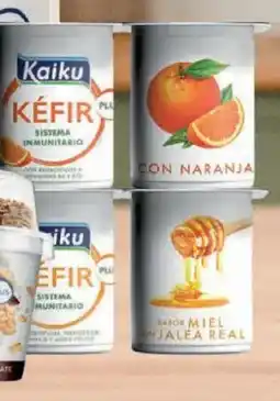 HiperDino KAIKU kefir con naranja o miel y jalea oferta