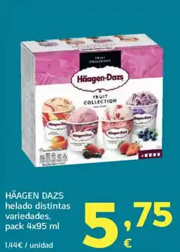 HiperDino HÄAGEN DAZS helado distintas variedades oferta