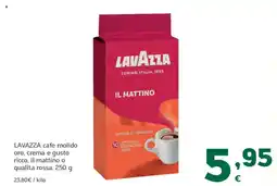 HiperDino LAVAZZA café molido oro, crema e gusto ricco, il mattino o qualita rossa oferta