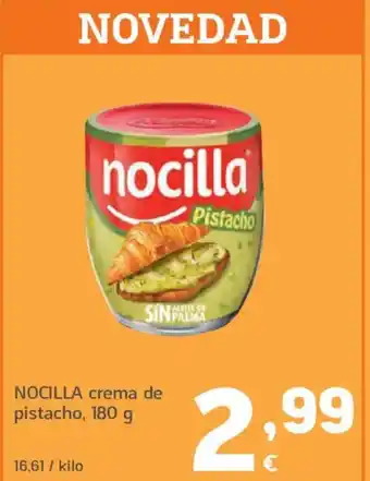HiperDino NOCILLA crema de pistacho oferta