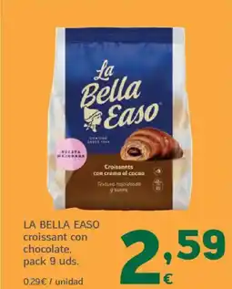 HiperDino LA BELLA EASO croissant con chocolate oferta