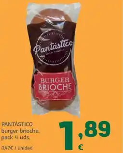 HiperDino PANTÁSTICO burger brioche oferta