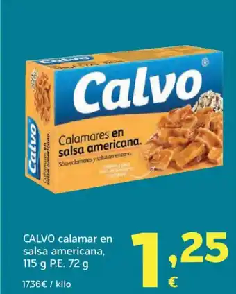 HiperDino CALVO calamar en salsa americana oferta