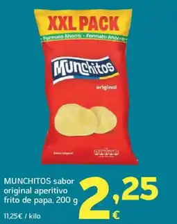 HiperDino MUNCHITOS sabor original aperitivo frito de papa oferta