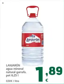 HiperDino LANJARÓN agua mineral natural garrafa oferta