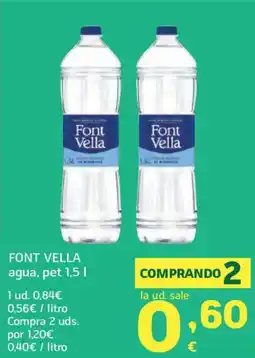 HiperDino FONT VELLA agua oferta