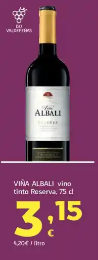 HiperDino VIÑA ALBALI vino tinto Reserva oferta