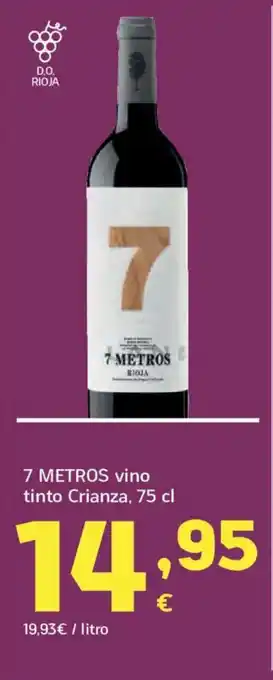 HiperDino 7 METROS vino tinto Crianza oferta