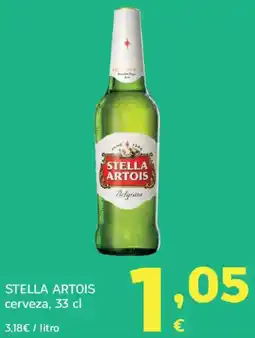 HiperDino STELLA ARTOIS cerveza oferta