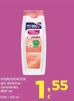 HiperDino HIDROGENESSE gel distintas variedades oferta
