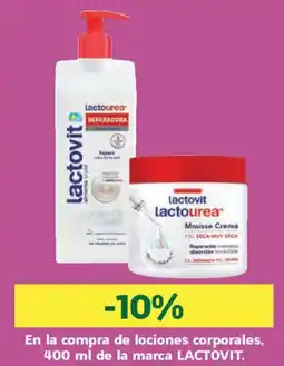 HiperDino LACTOVIT En la compra de lociones corporales de la marca oferta