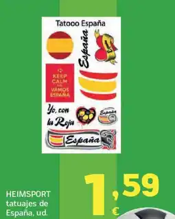 HiperDino HEIMSPORT tatuajes de España oferta