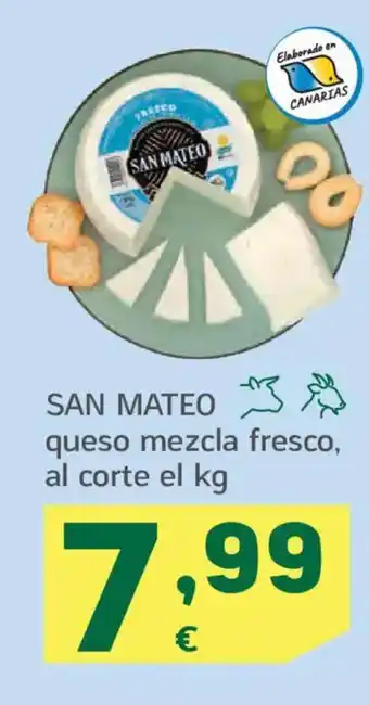 HiperDino SAN MATEO queso mezcla fresco oferta