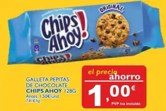 Supermercados La Despensa Galleta Pepitas De Chocolate Chips Ahoy 128g oferta