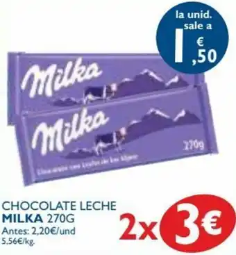 Supermercados La Despensa Chocolate Leche Milka 270g 2x oferta