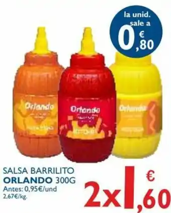 Supermercados La Despensa Salsa Barrilito Orlando 300g 2x oferta