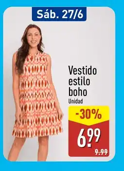 ALDI Vestido estilo boho oferta
