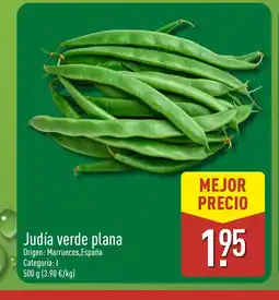 ALDI Judía verde plana oferta