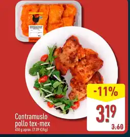 ALDI Contramuslo pollo tex-mex oferta