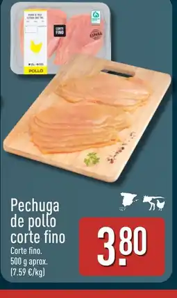 ALDI Pechuga de pollo corte fino oferta