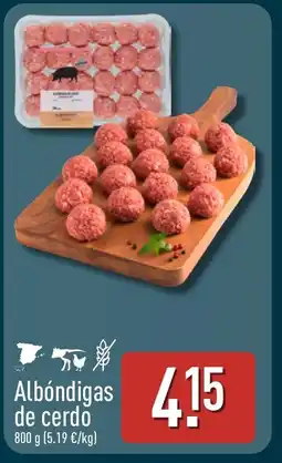 ALDI Albóndigas de cerdo oferta