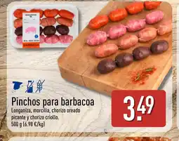 ALDI Pinchos para barbacoa oferta