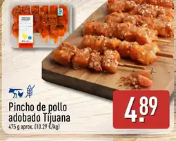 ALDI Pincho de pollo adobado Tijuana oferta