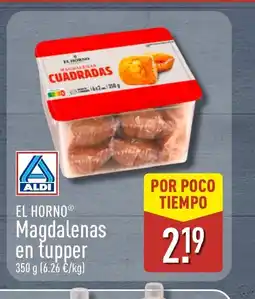 ALDI EL HORNO Magdalenas en tupper oferta